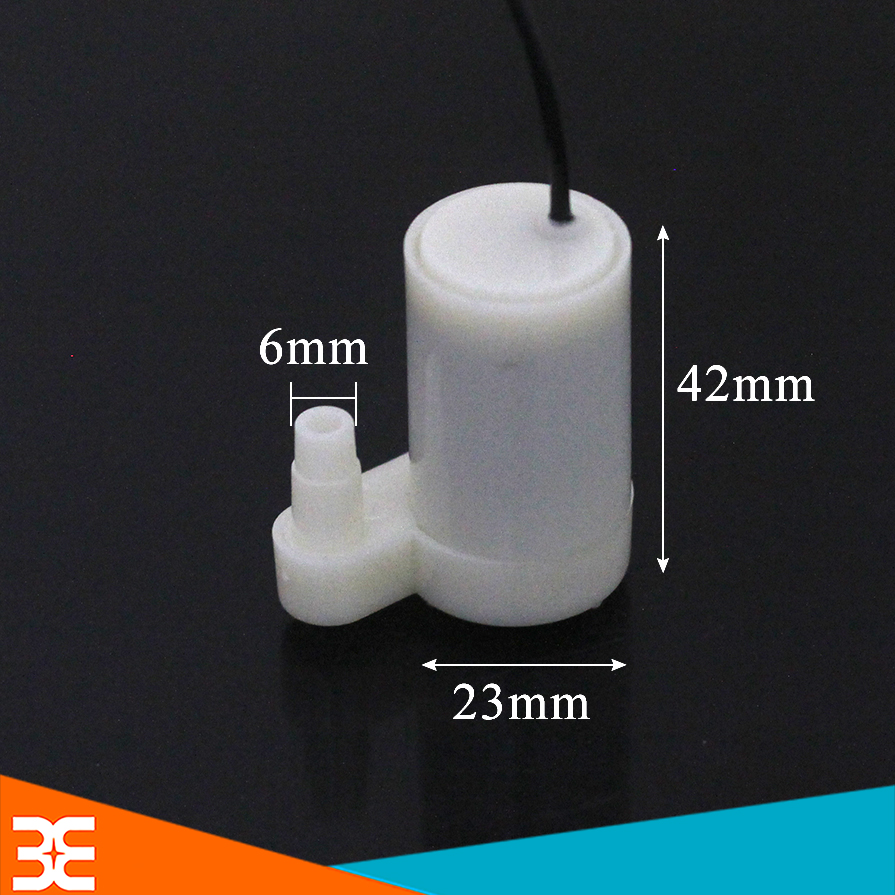 Máy bơm chìm ống thẳng đứng mini 1.5-6vdc tốc độ bơm lên tới 1.5m