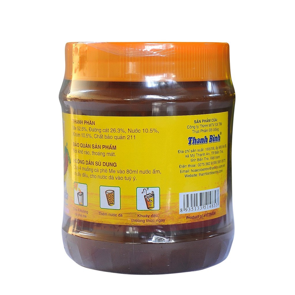 Đá me mềm dẻo Thanh Bình hủ 900g