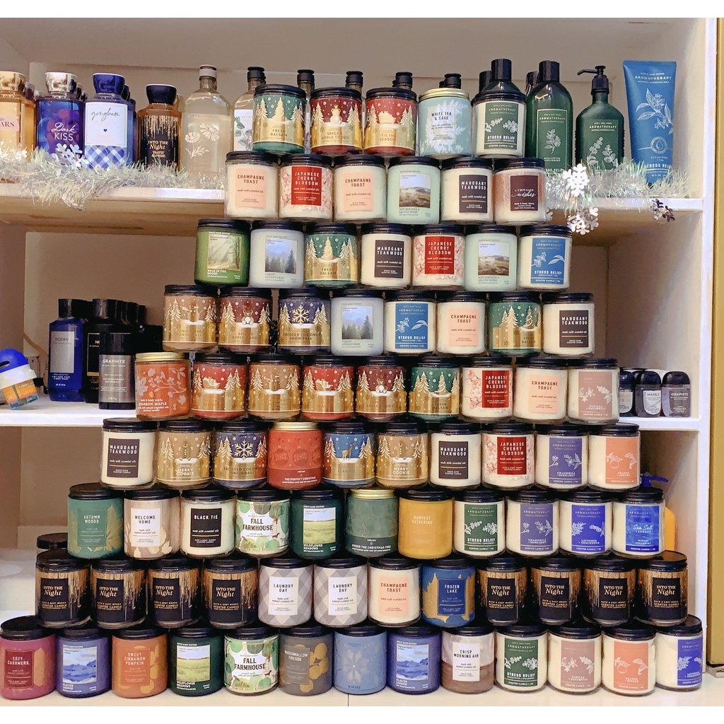 [Tis the season] Nến Thơm 3 bấc Bath And Body Works