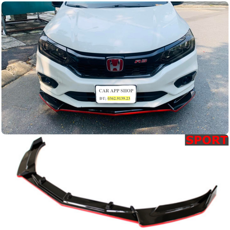 Cản trước Lip trước Honda City bộ chia môi honda city