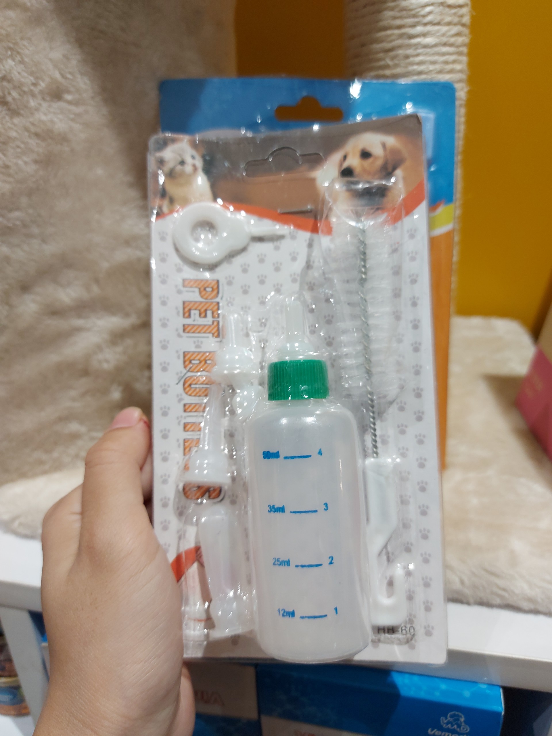 Bộ bình sữa cho chó mèo con 50ml/150ml
