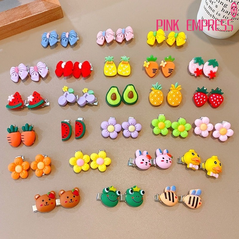 Set 10 Kẹp Tóc Mini Dễ Thương Cho Bé