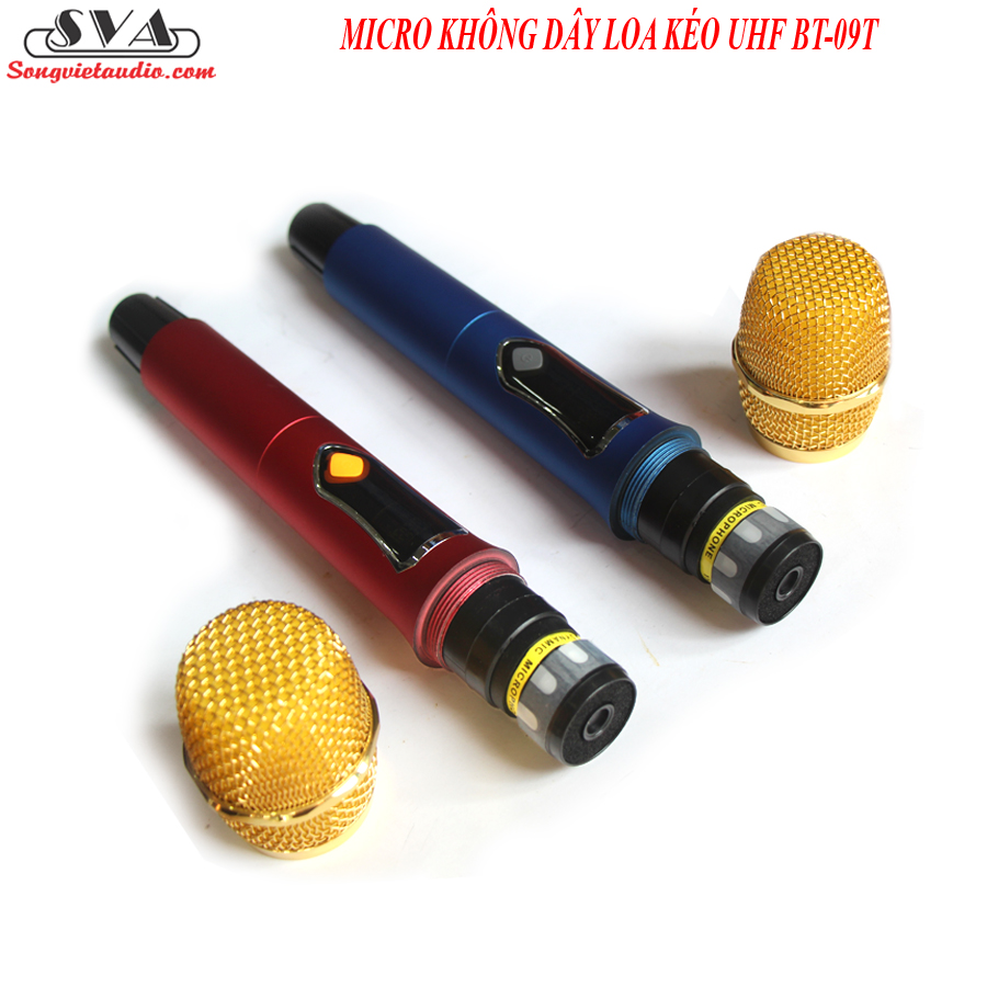 MICRO KHÔNG DÂY LOA KÉO UHF BT-09T