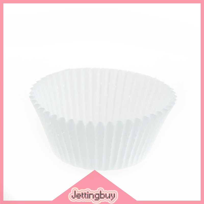 【Jettingbuy】 Flash Sale 100pcs white cupcake paper cases cupcake paper cups for bakeware cake tools