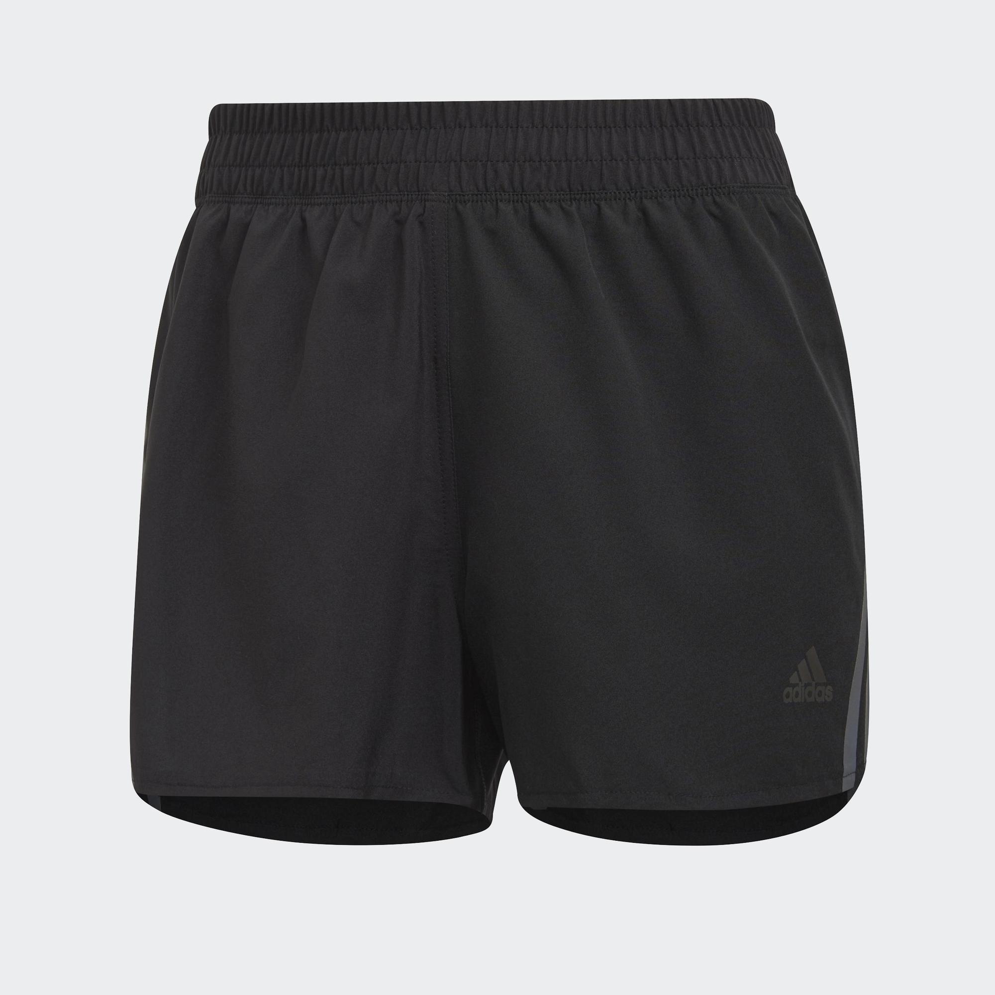 Adidas chạy quần short chạy bộ 3 sọc run icons nữ đen h57185