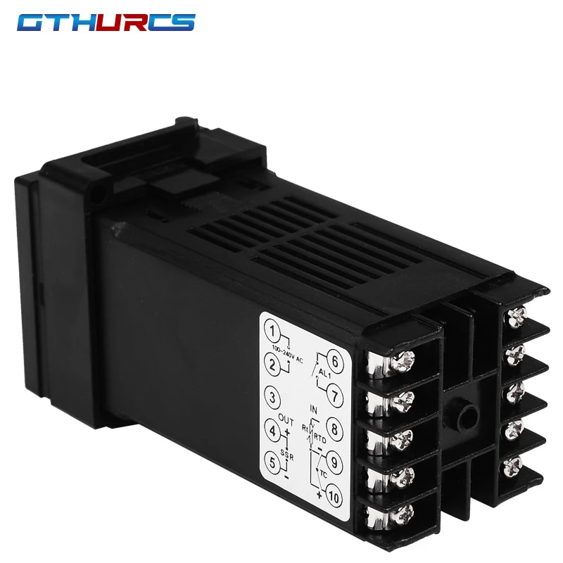 【Trending】 48*48mm Mutil-Input Economical Temperature Controller Input Relay Output Rex C100 With Ssr Output