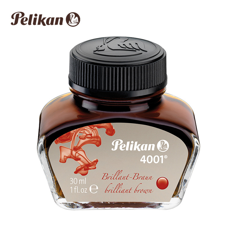 Germany Imported Pelikan Bailijin 4001 Ink Non-Carbon Non-Blocking Pen Colored Ink Pen Water 30Ml