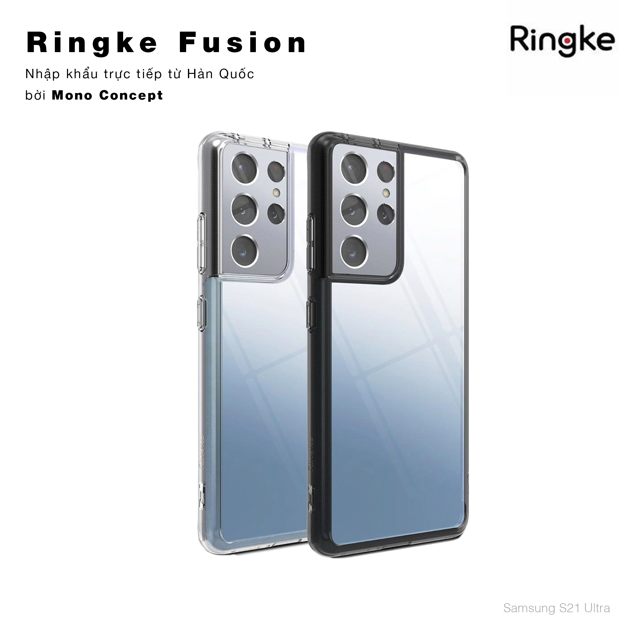 Ốp Lưng Samsung S21 Ultra - Ringke Fusion