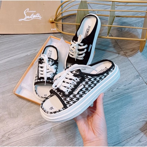 ( HÀNG MỚI VỀ - SỤC NỮ HỞ MŨI FORM CHUẨN ) Giày sục thể thao hở mũi phong cách Hàn Quốc dễ phối đồ