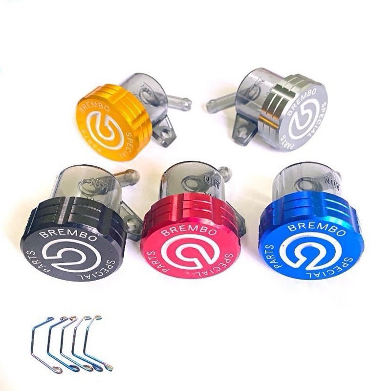 { Đại Lý Cấp 1 }(Tặng móc dầu titan)Bình dầu khói Brembo CNC