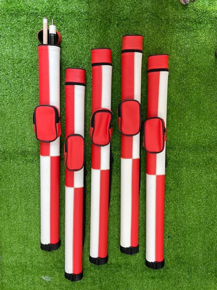 Bao cơ bida 2 ống (1x1) color trắng đỏ 189k/c