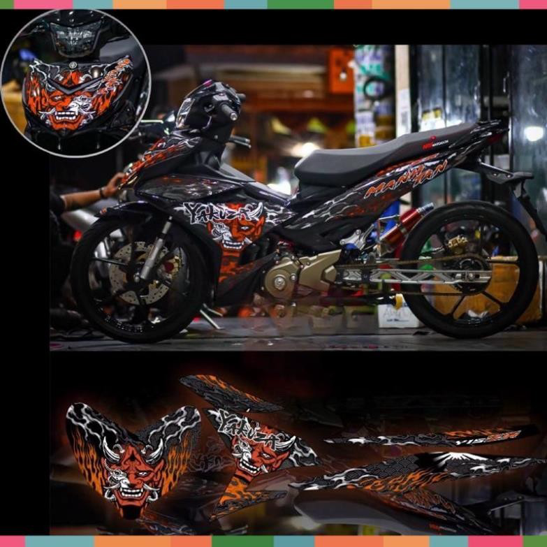 Tem trùm & tem rời exciter 150 yakuza xe den phối đủ màu