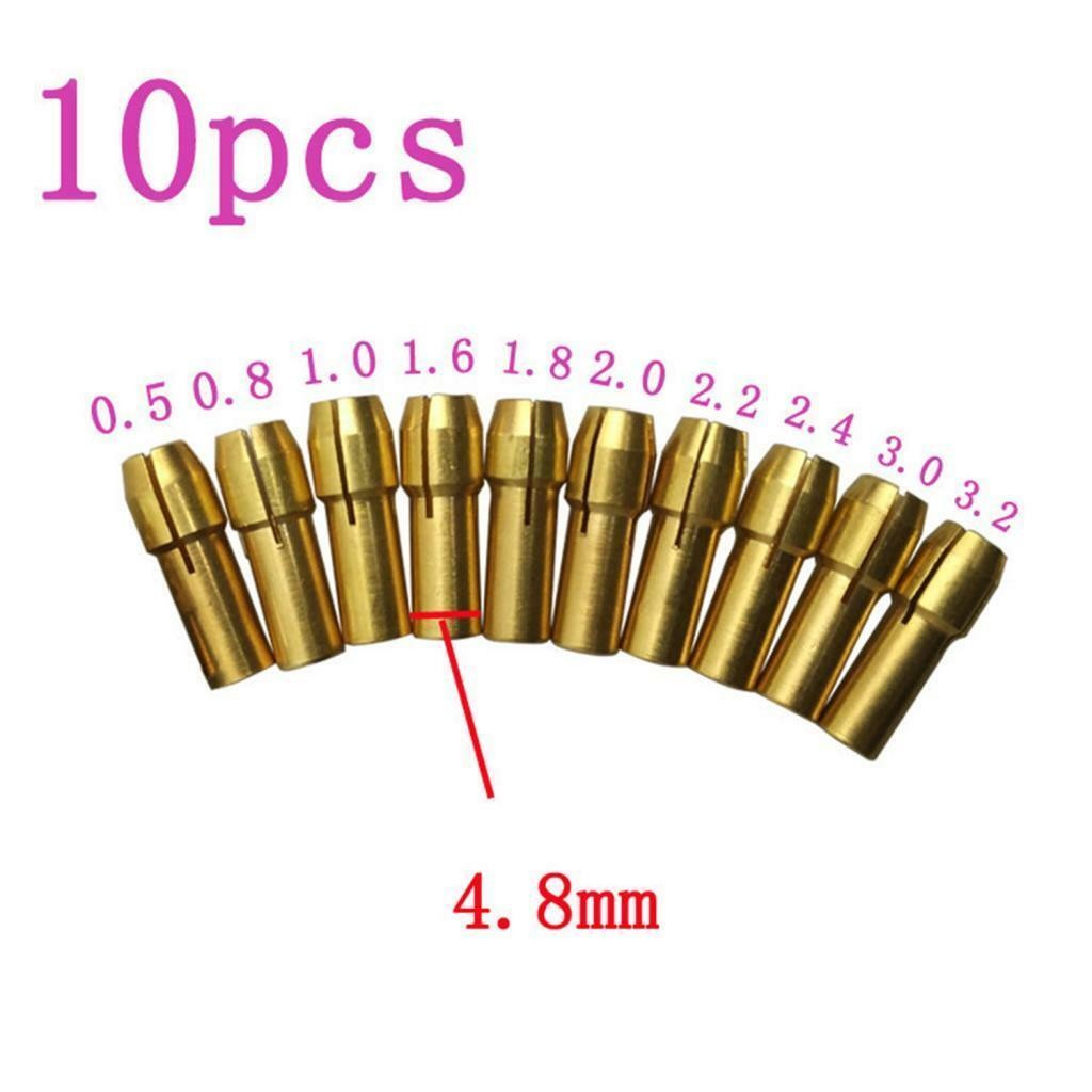 Drill bit collet power tools 10*0.5-3.2mm micro hand drill kit chuck electric