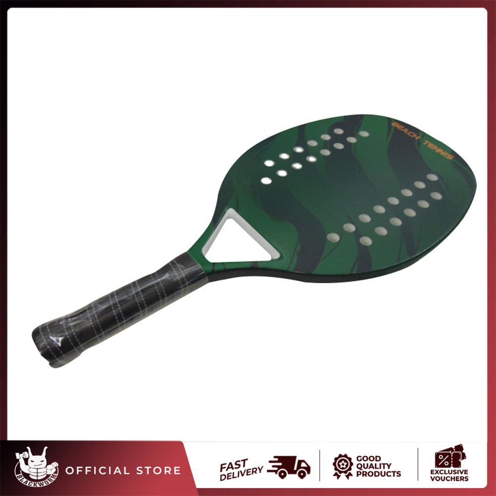 Summer Padel Racket BLACKWORM Summer Padel Racket Beach Tennis Female Professional Carbon ...