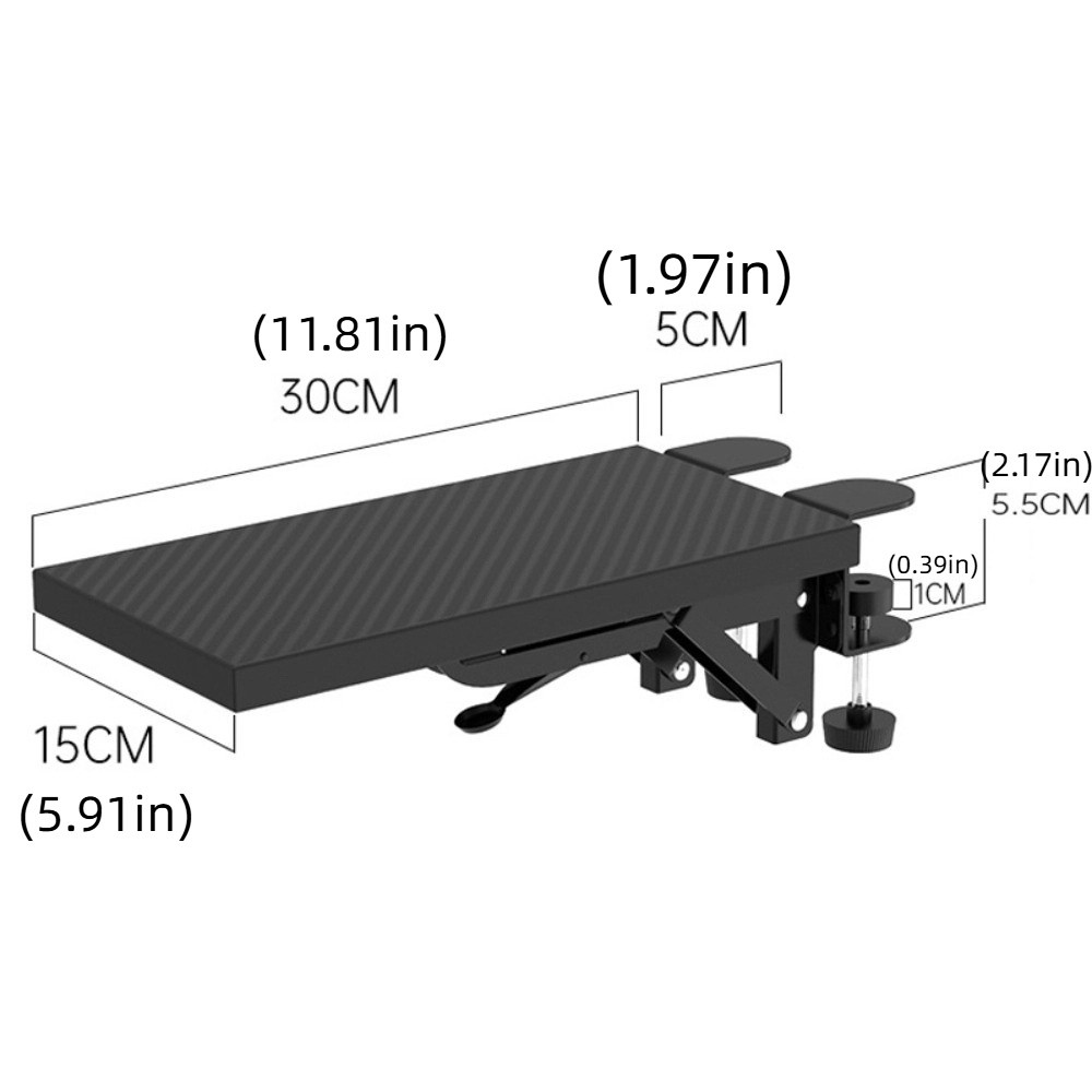 Computer Arm For Racks Armrest Rack Foldable Computer Arm Rest Ergonomic Sturdy Computer Arm ...