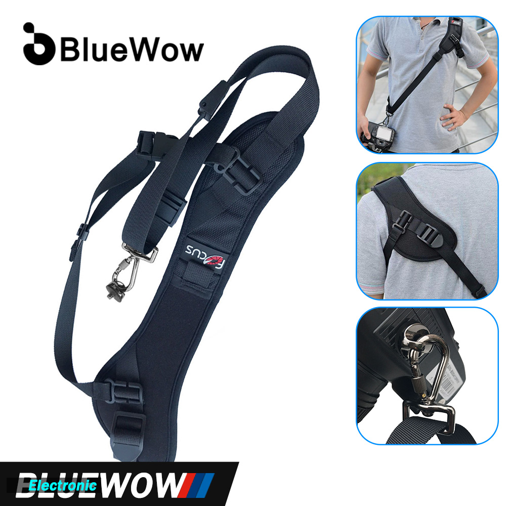 Bluewow Vai dây đeo máy ảnh Nhanh Chóng Mang Theo Tốc Độ Sling Mềm dây đeo
