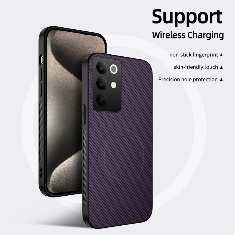 Phone%20case%20For%20Realme%2015X%20C85%20Pro%20Back%20cover%20Car%20Mount%20Magnetic%20Suction%20Wireless%20Charging%20Hard%20Shell%20Shock%20Absorption%20Fashionable%20Texture%20Design%20for%20Realme%20C85%20Pro%20Cover%20cases%20-%20Image%204