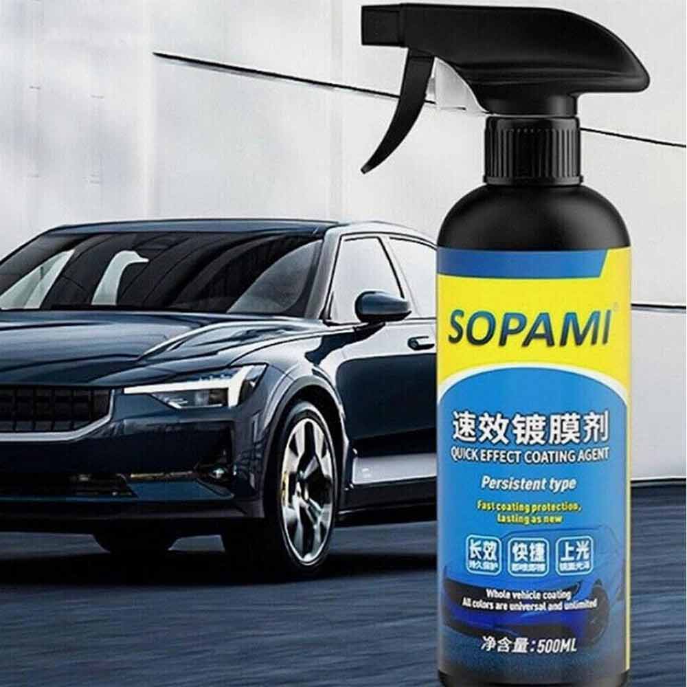 2pcs Shengyan Sopami Car Coating Spray, Sopami Oil Film Cleaning