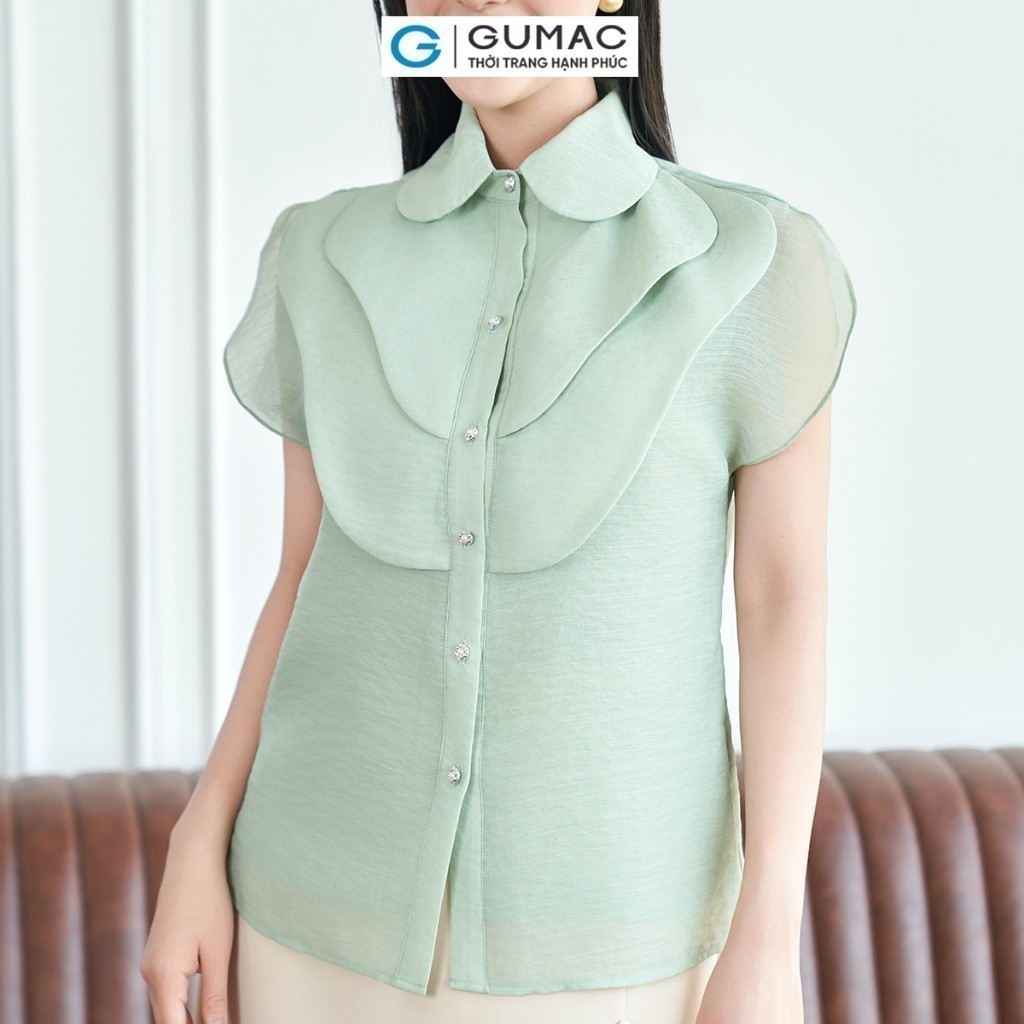 [SALE MẠNH |Voucher 8-12%] Áo kiểu rã tầng thời trang GUMAC AE04037