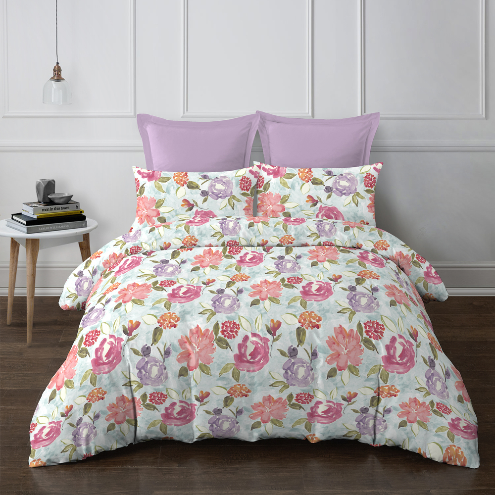 Bộ chăn ga áo gối micro satin nv edana 1m2x2m 1m4x2m 1m6x2m 1m8x2m +30cm