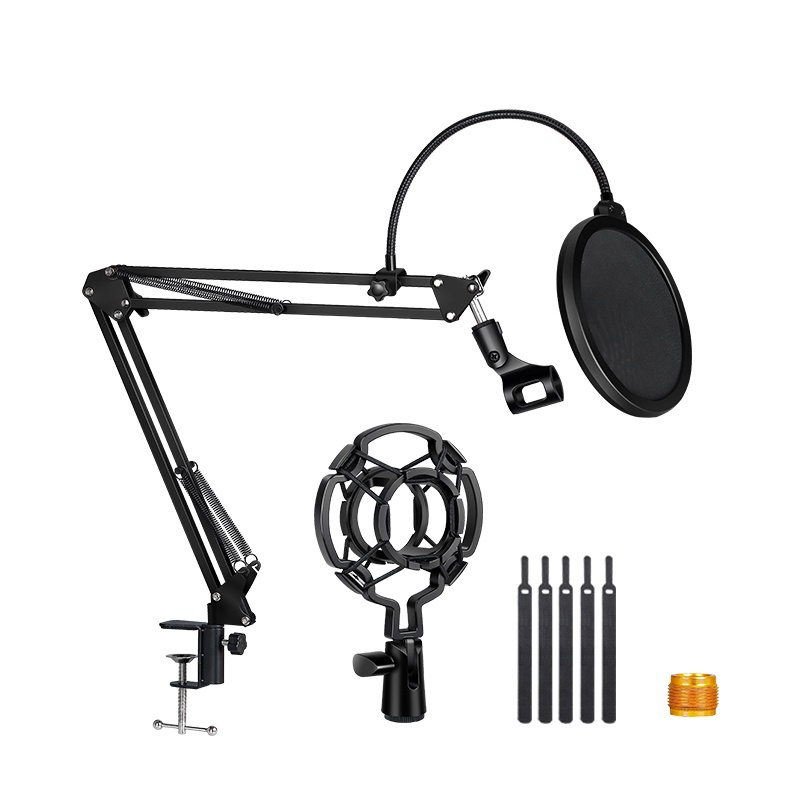 Microphone holders are professional, rotatable, adjustable, solid and durable, easy to install, fast delivery