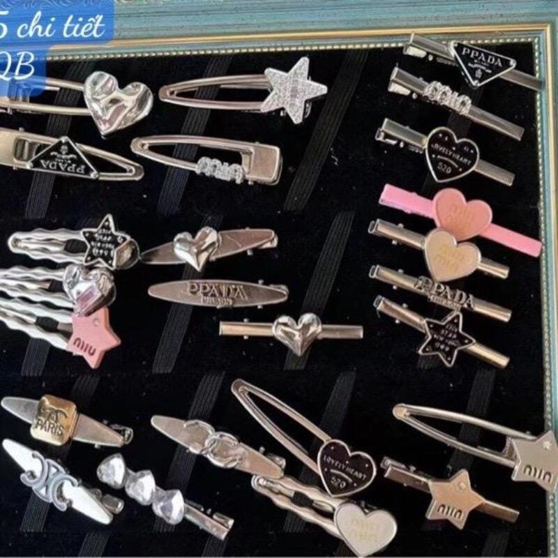 Sét 25 kẹp tóc nữ phong cách hàn quốc