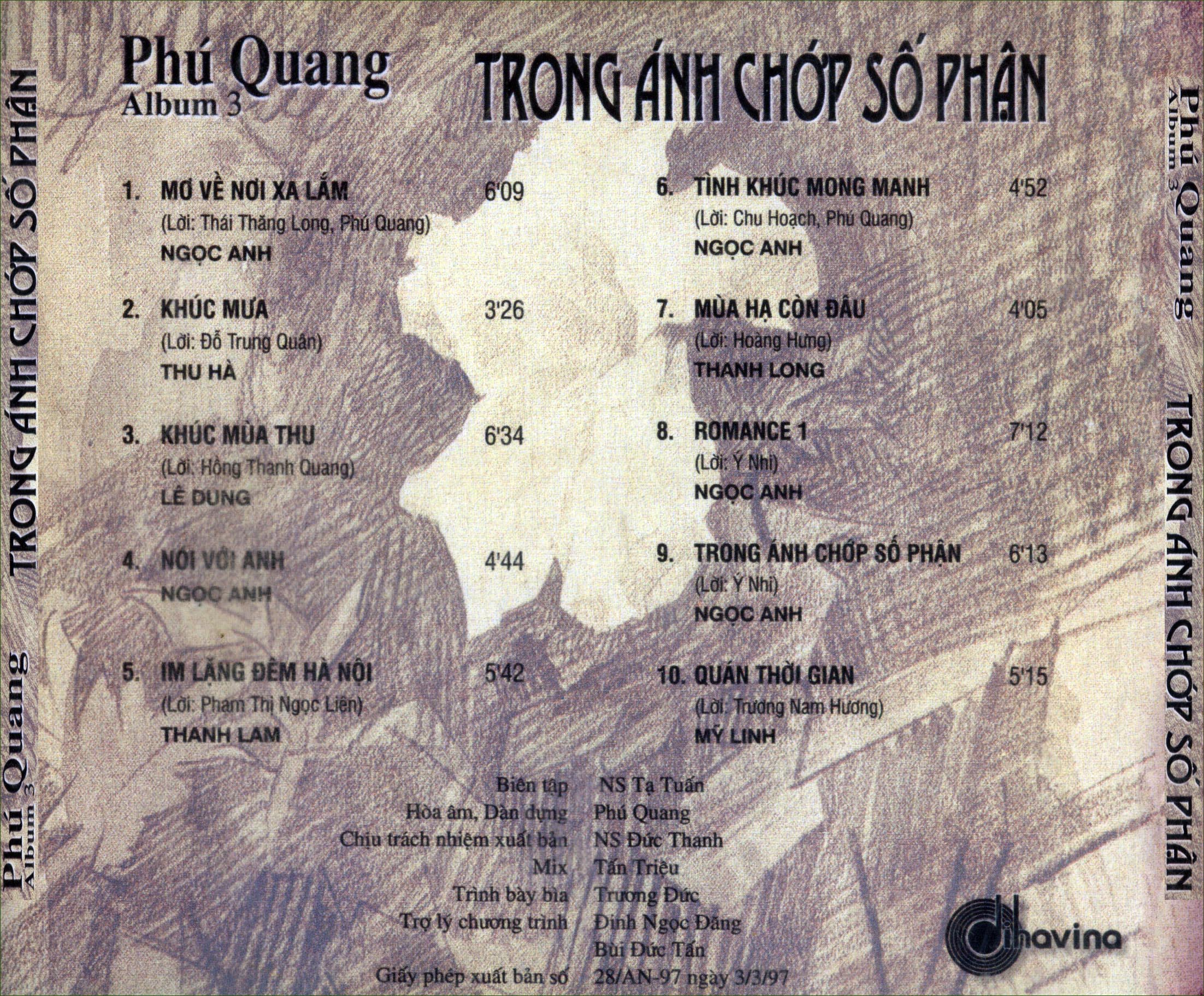 Bộ 7CD Nhạc phẩm Phú Quang