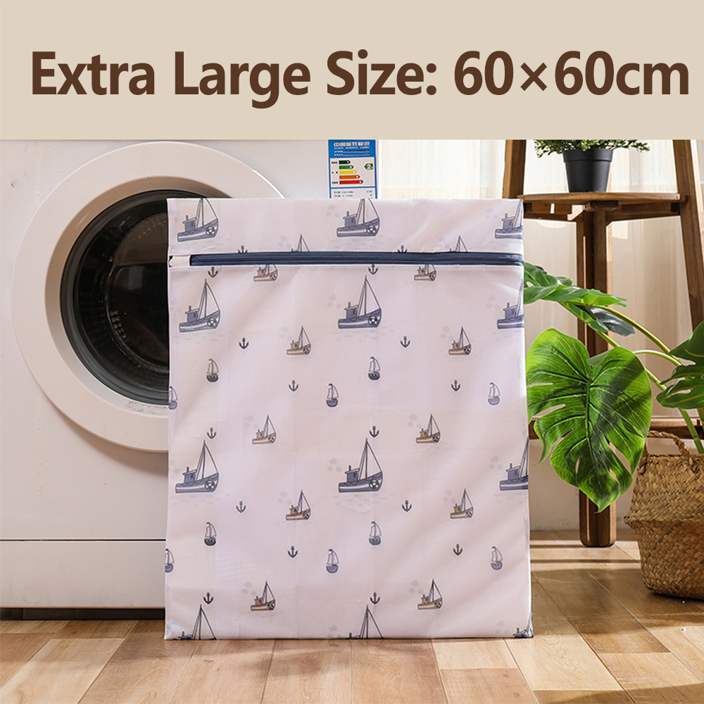 Mesh Laundry Bags, Washing Machine Wash Bags, Reusable and Durable Mesh Wash Bags Zipper Laundry