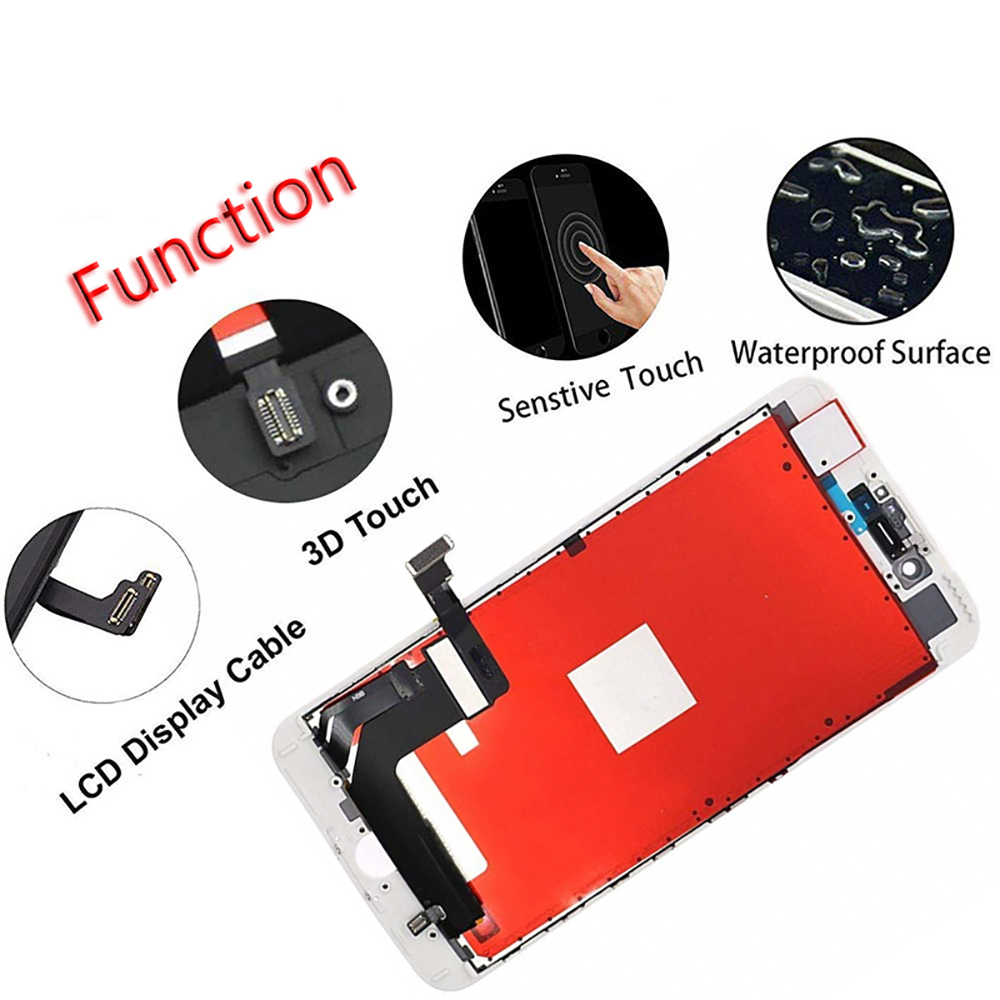Đối với iPhone 6 6S 6 Plus 6S Plus Màn hình LCD iPhone 7 7 Plus 8 Plus LCD+Camera trước+Loa
