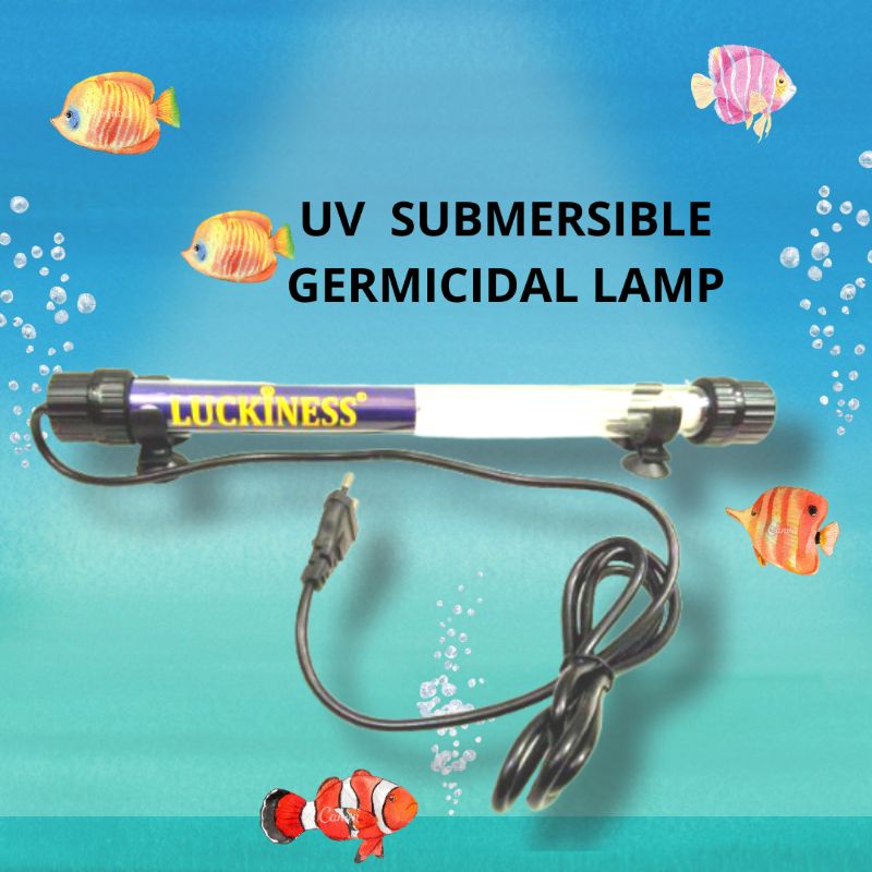 Lampu Kolam Aquarium Anti Lumut  LUCKINESS UV 10 WATT