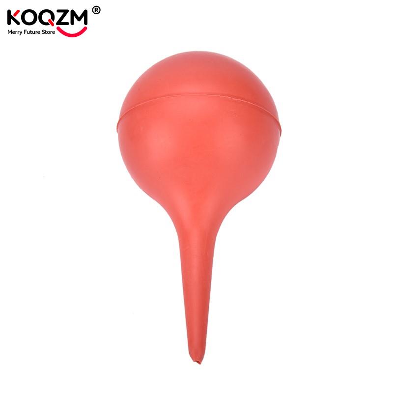 【Cathery Baby Store】Lab Laboratory Tool Red Rubber Suction Ear Washing Syringe Squeeze Bulb Laboratory Tools Vacuum Blower. 