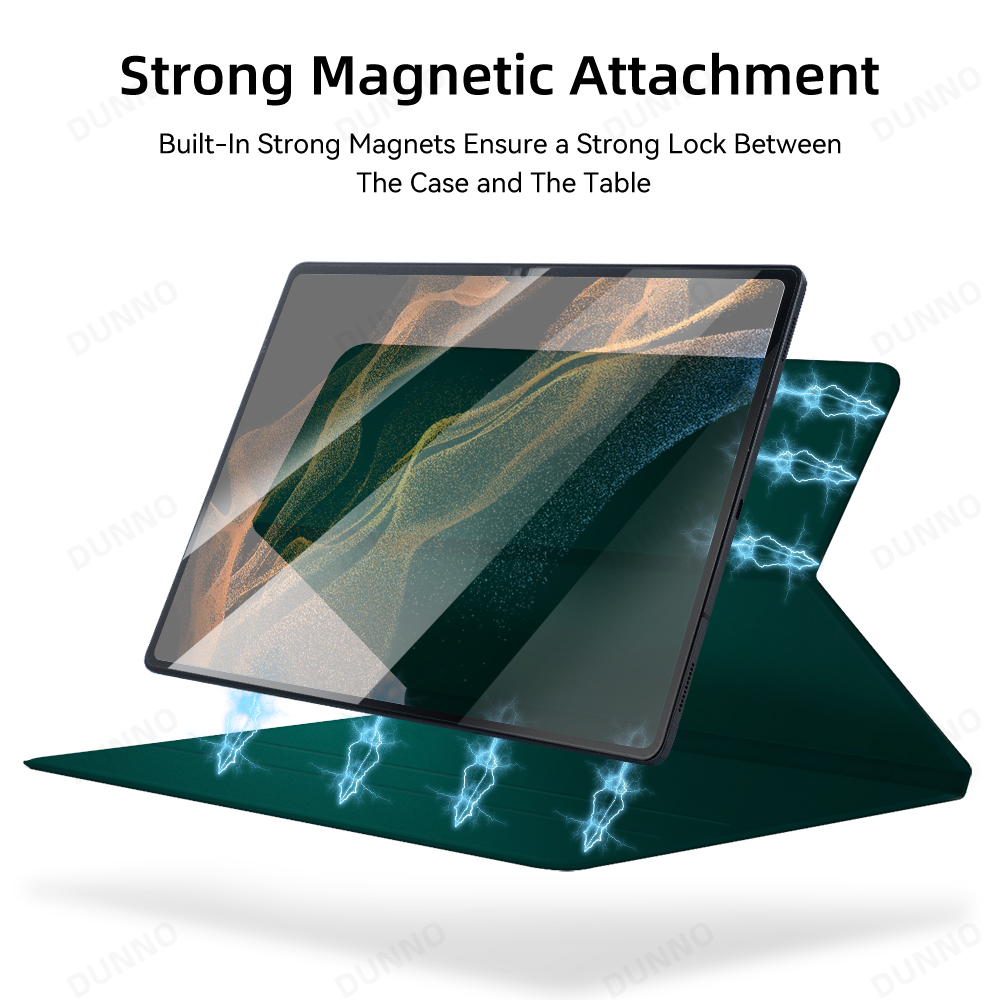 Magnetic Tablet Case For Samsung Galaxy Tab S6 Lite For S7/S8/S9 S7 FE S7 S8 Plus S8 S9 Ultra With Built-in Pencil Holder Cover. 