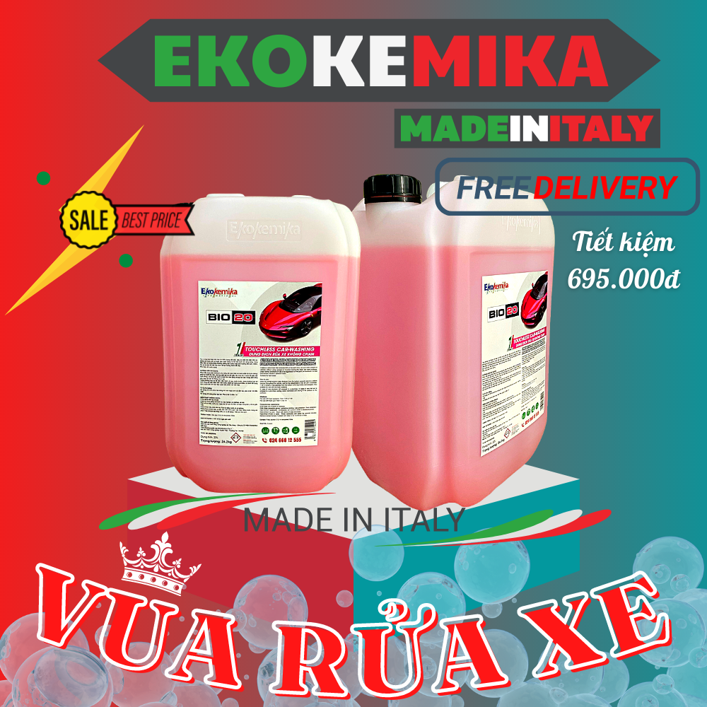 Dung Dịch Rửa Xe Không Chạm Ekokemika Bio 20
