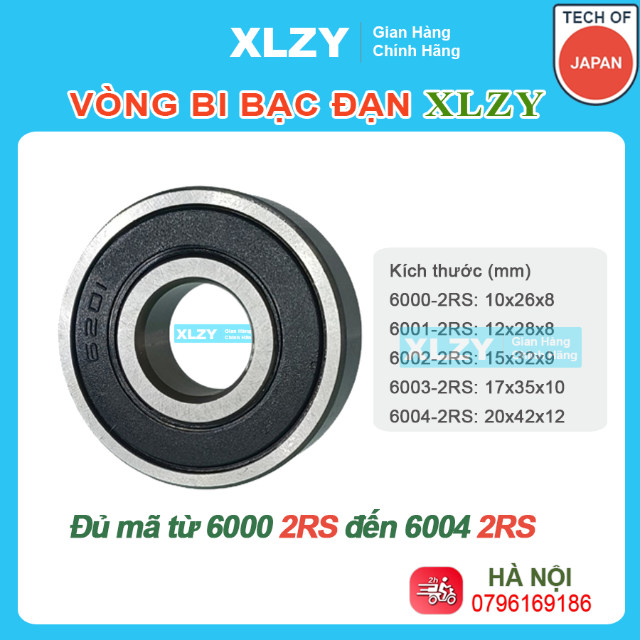 Vòng bi 6000, 6001, 6002, 6003, 6004 vòng bi thép loại 1 - vongbibacdanxlzy