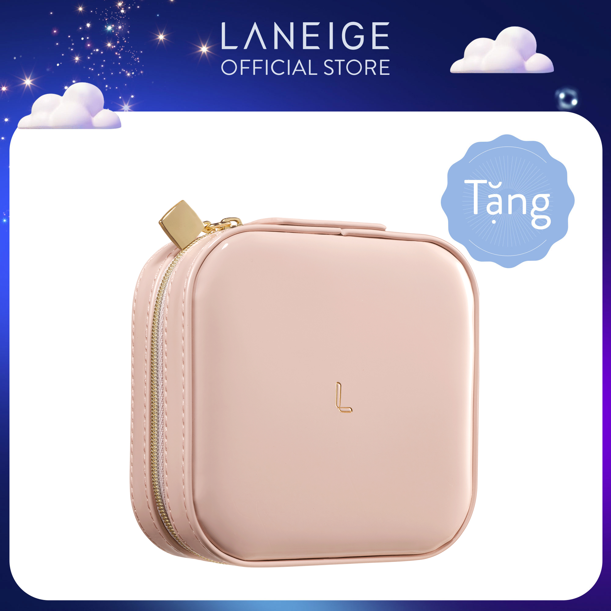 [Hàng tặng không bán] Túi đựng mỹ phẩm Laneige - nhận màu ngẫu nhiên thumbnail