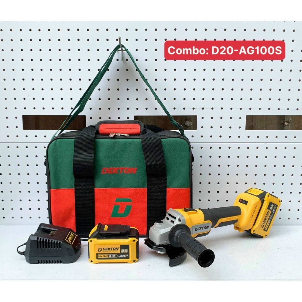 Máy mài gốc dekton dw20-ag100s dùng pin / chân pin dewalt /nhỏ gọn nhẹ siêu mạnh