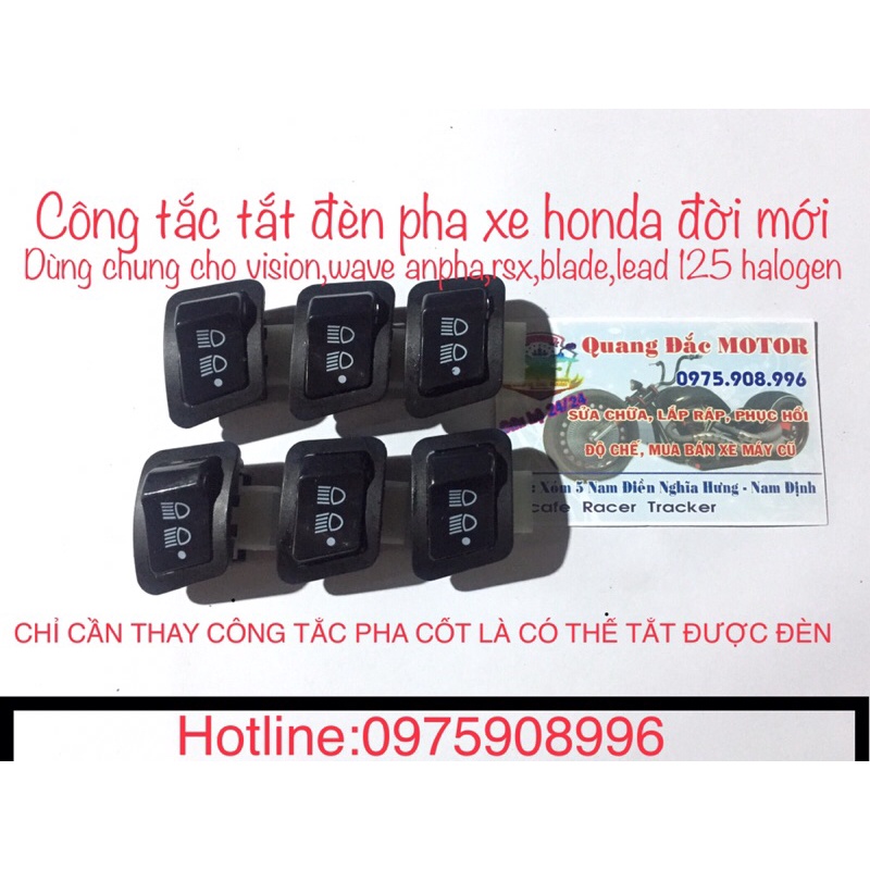 CÔNG TẮC TẮT ĐÈN XE MÁY ĐỜI MỚI