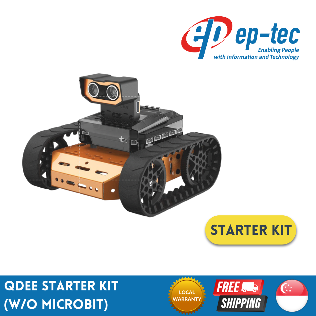 Qdee Starter Kit (Without Micro:bit) | STEM Educational | Coding Robot |  Lazada Singapore