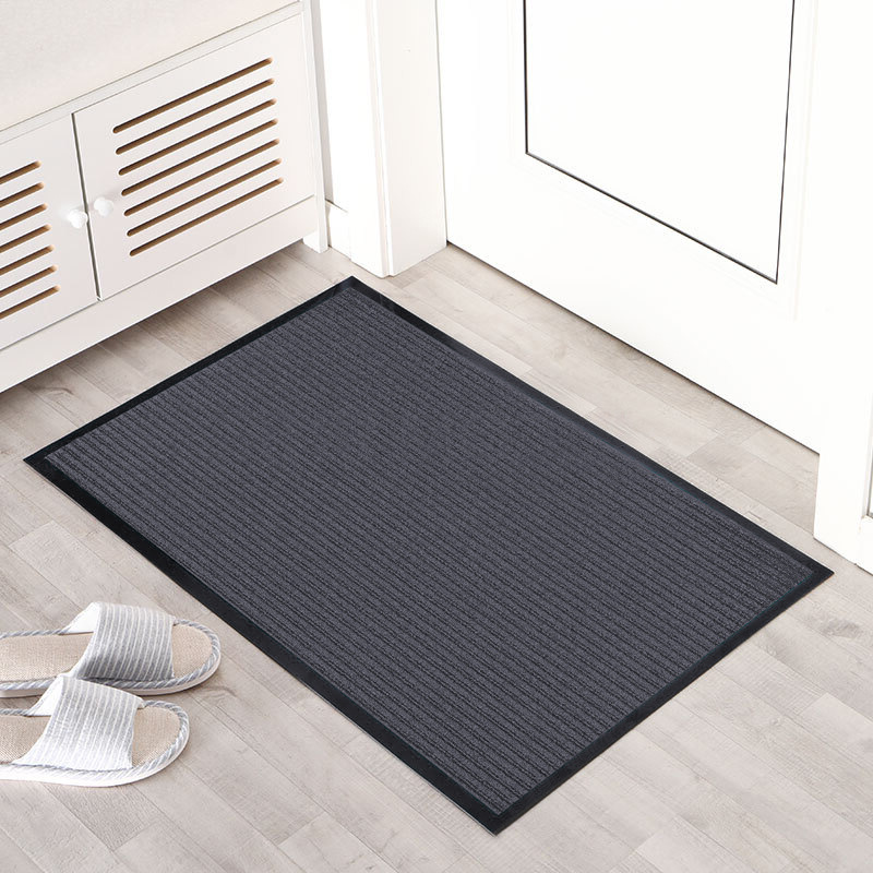 THẢM CHÙI CHÂN NỈ 60x90cm ĐẾ CAO SU CHỐNG TRƠN TRƯỢT, THAM CHÙI CHÂN SỢI LEN