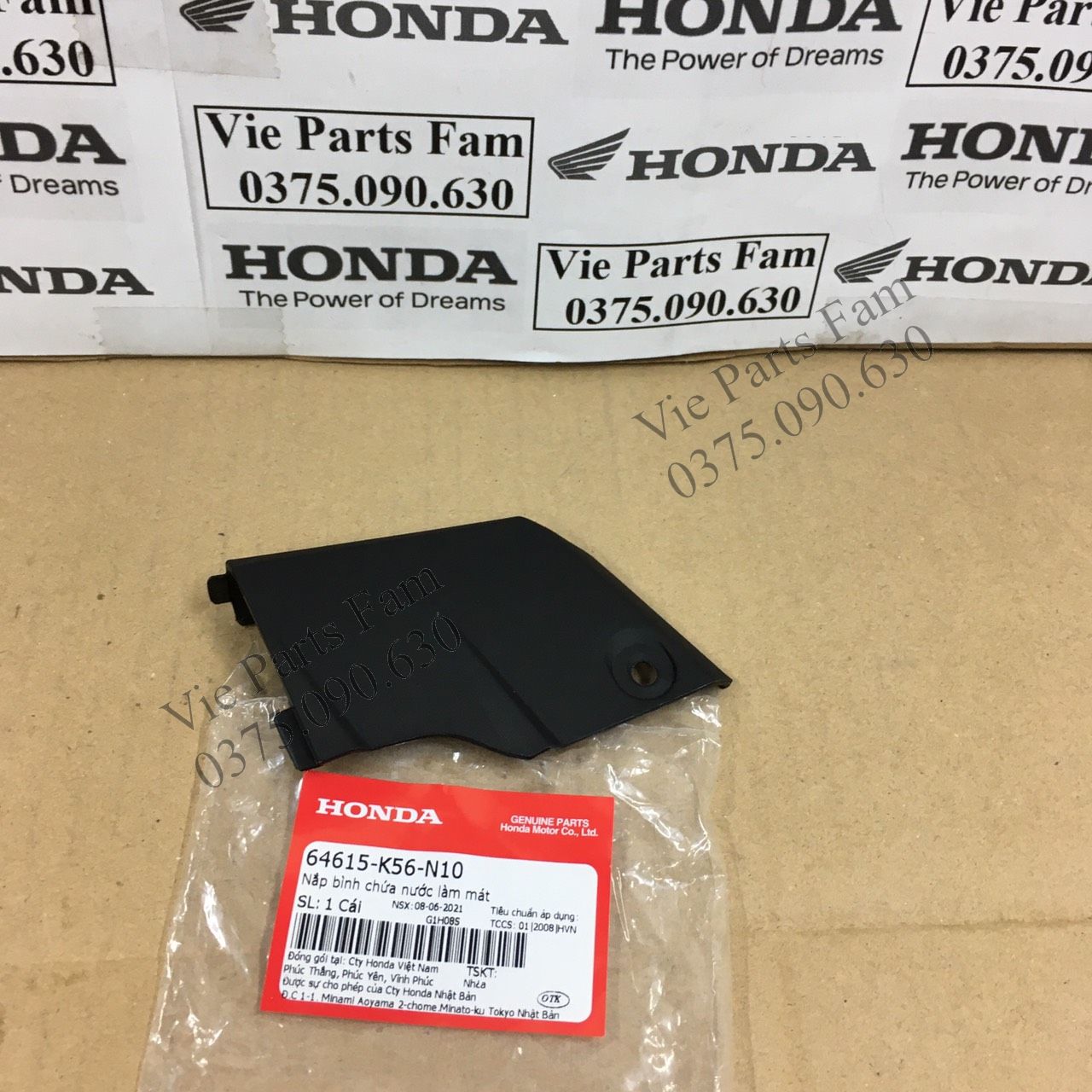 NẮP CHE BÌNH NƯỚC WINNER HÀNG DIN HONDA MỚI 100%