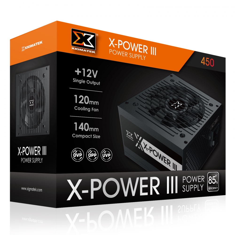 Nguồn máy tính Xigmatek X-Power III X450 400W (Chính hãng,BH 36 Tháng)