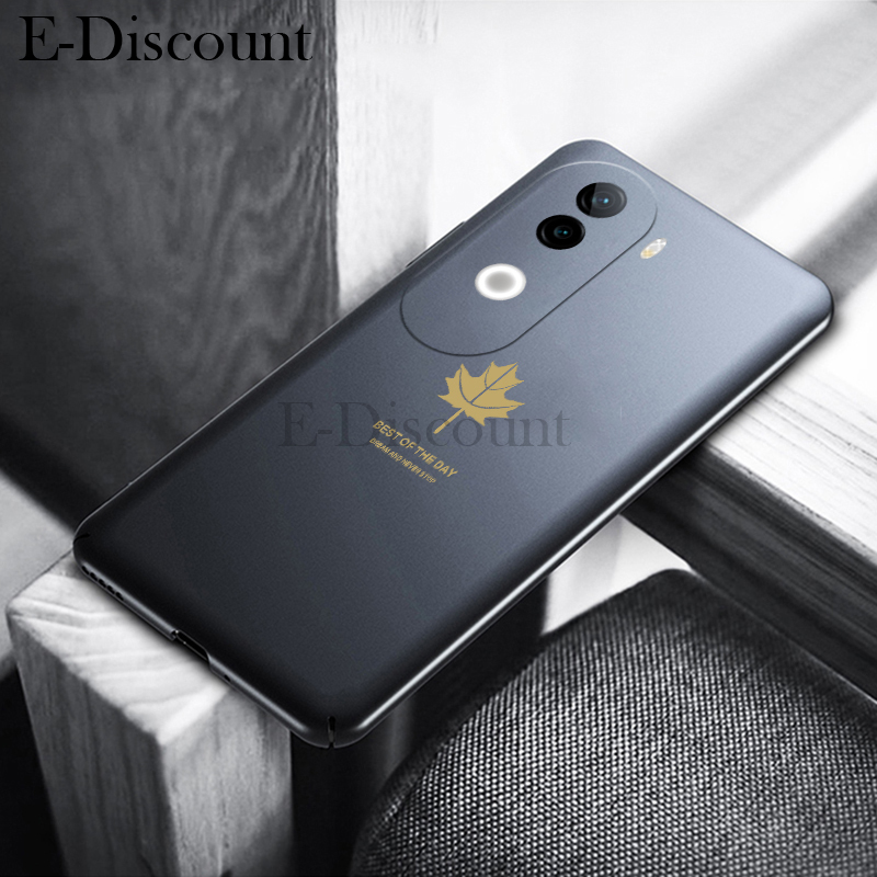 New Phone case vivo iqoo Z9 Back cover Soft Silicone Maple Leaf Shape For Vivo iqoo Z9S case.