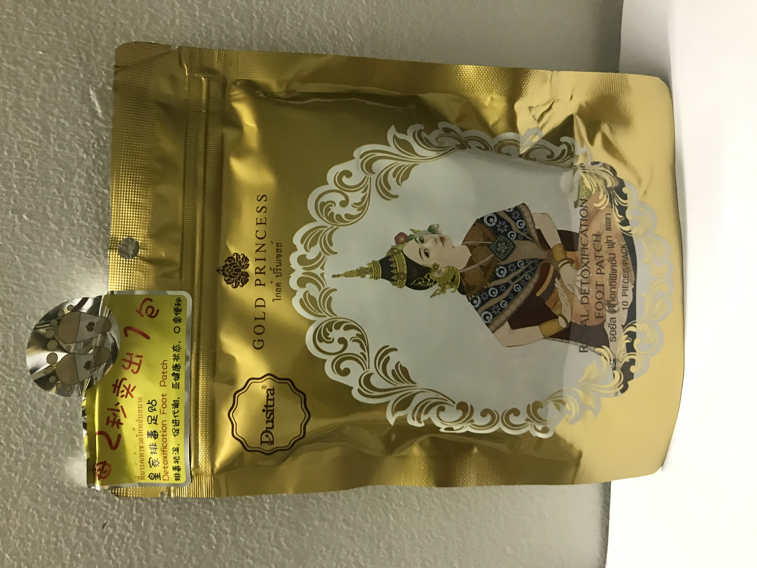 [Hcm]Gold Princess Thai Detox Foot Patch