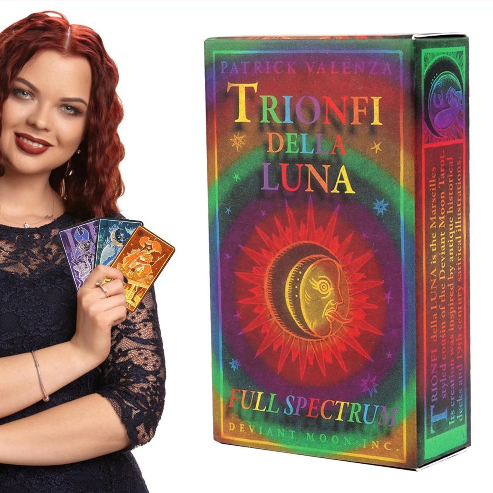 12x7 Cm Trionfi Della Luna Full Spectrum Tarot