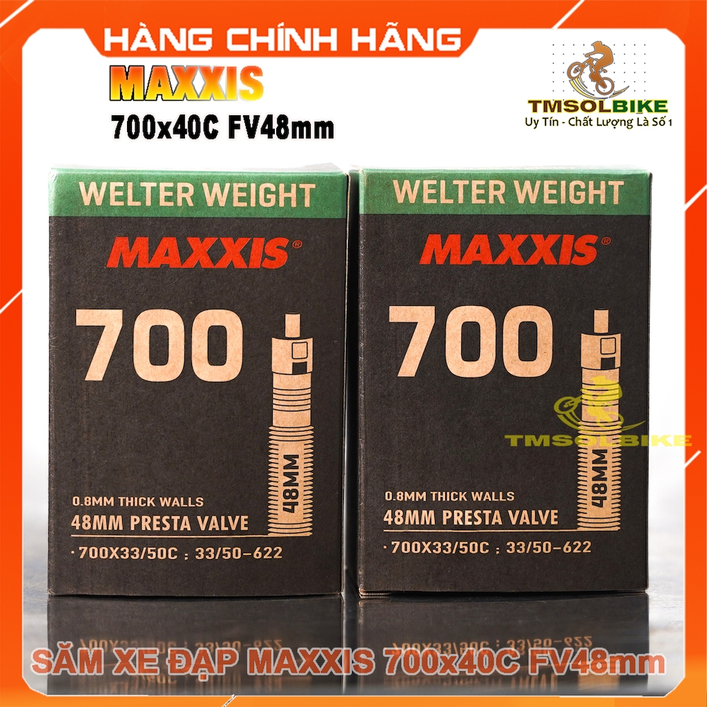 Săm (Ruột) Xe Đạp 700x40C FV48mm MAXXIS