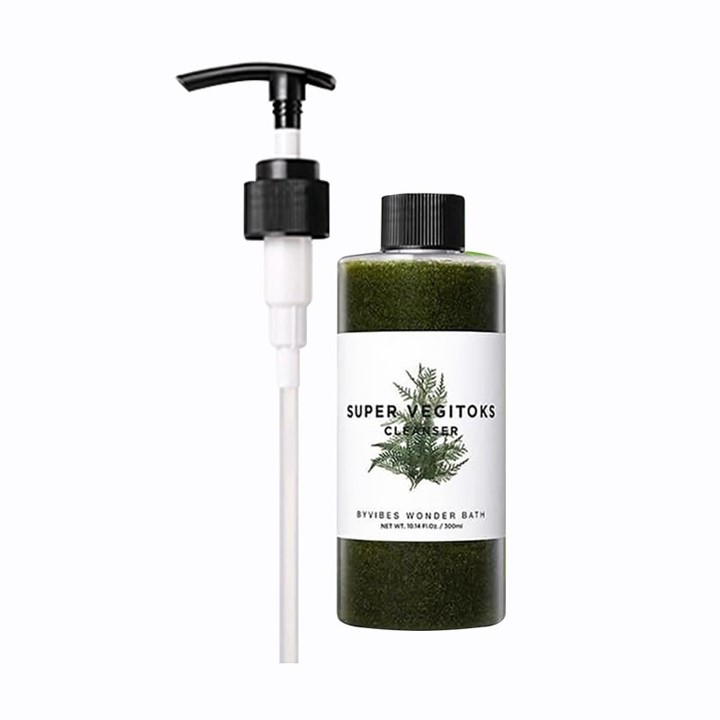 Sữa rửa mặt sủi bọt rau củ Wonder Bath Super Vegitoks Cleanser 300ml Hàn Quốc