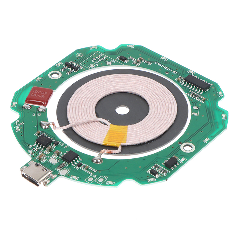 Jiaoxing 15W Bộ sạc nhanh không dây Qi pcba Bảng mạch Mô-đun máy phát + cuộn dây sạc