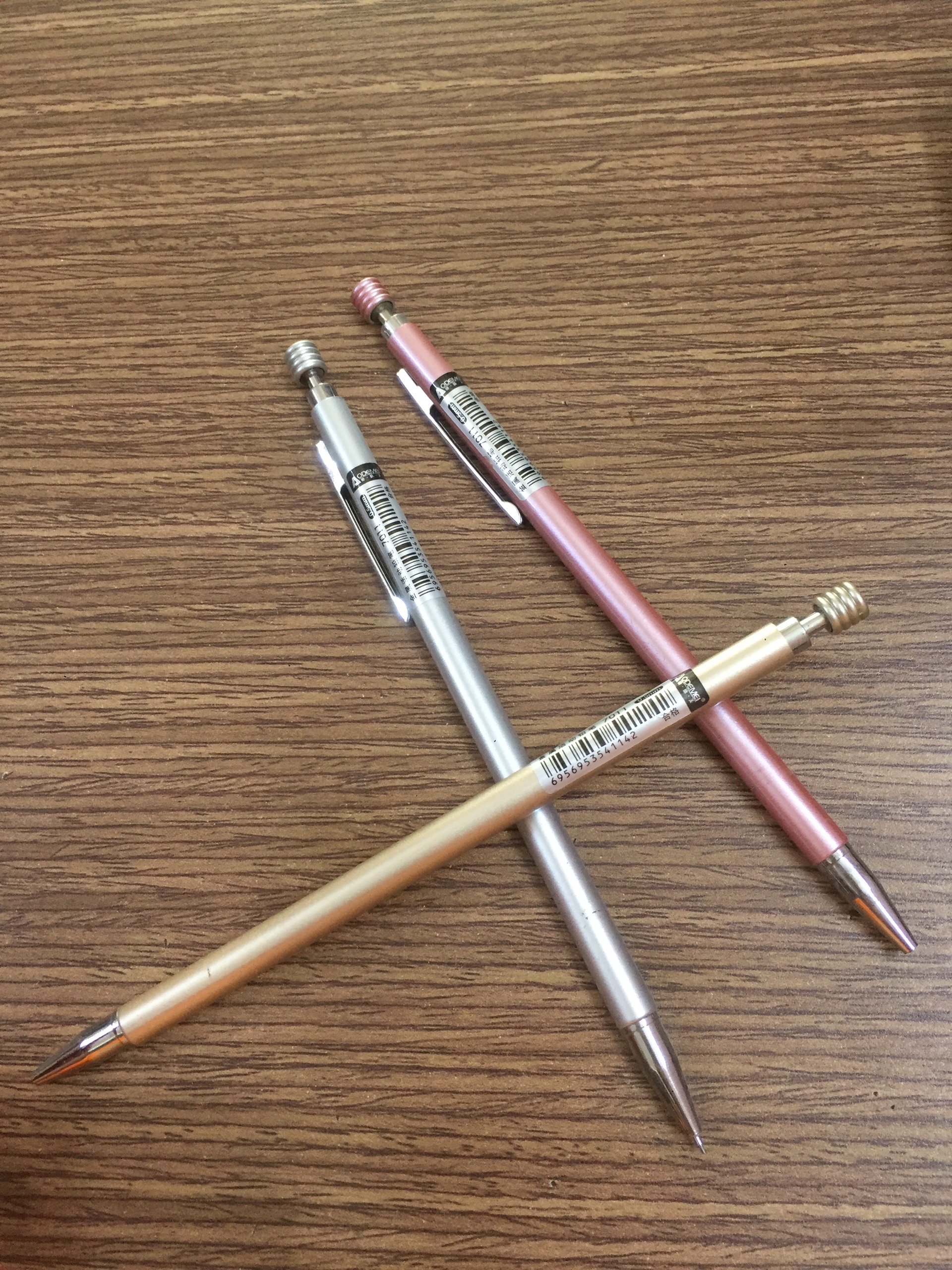 Bút chì bấm AOdemei 7011 thân kim loại - Ngòi 0.5MM