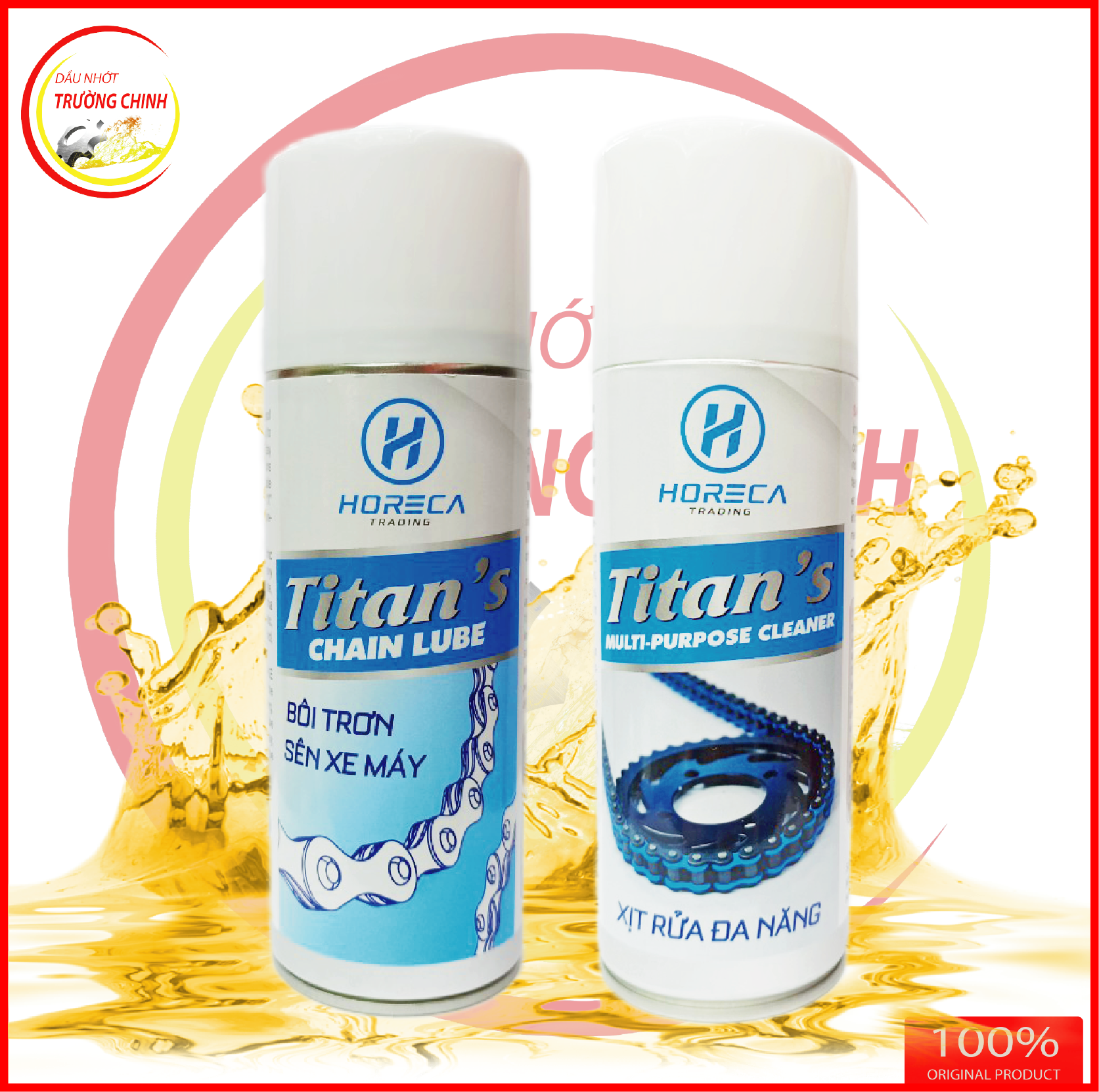 Dưỡng sên, bôi trơn sên Horeca Titan's 400ML