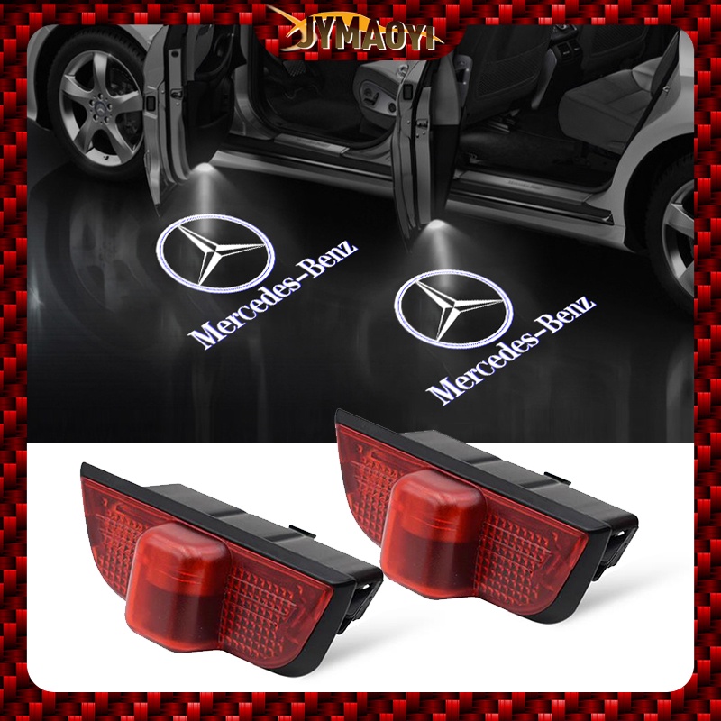 2/4Pcs Led Car Door Welcome Light Ghost Shadow Logo Projector